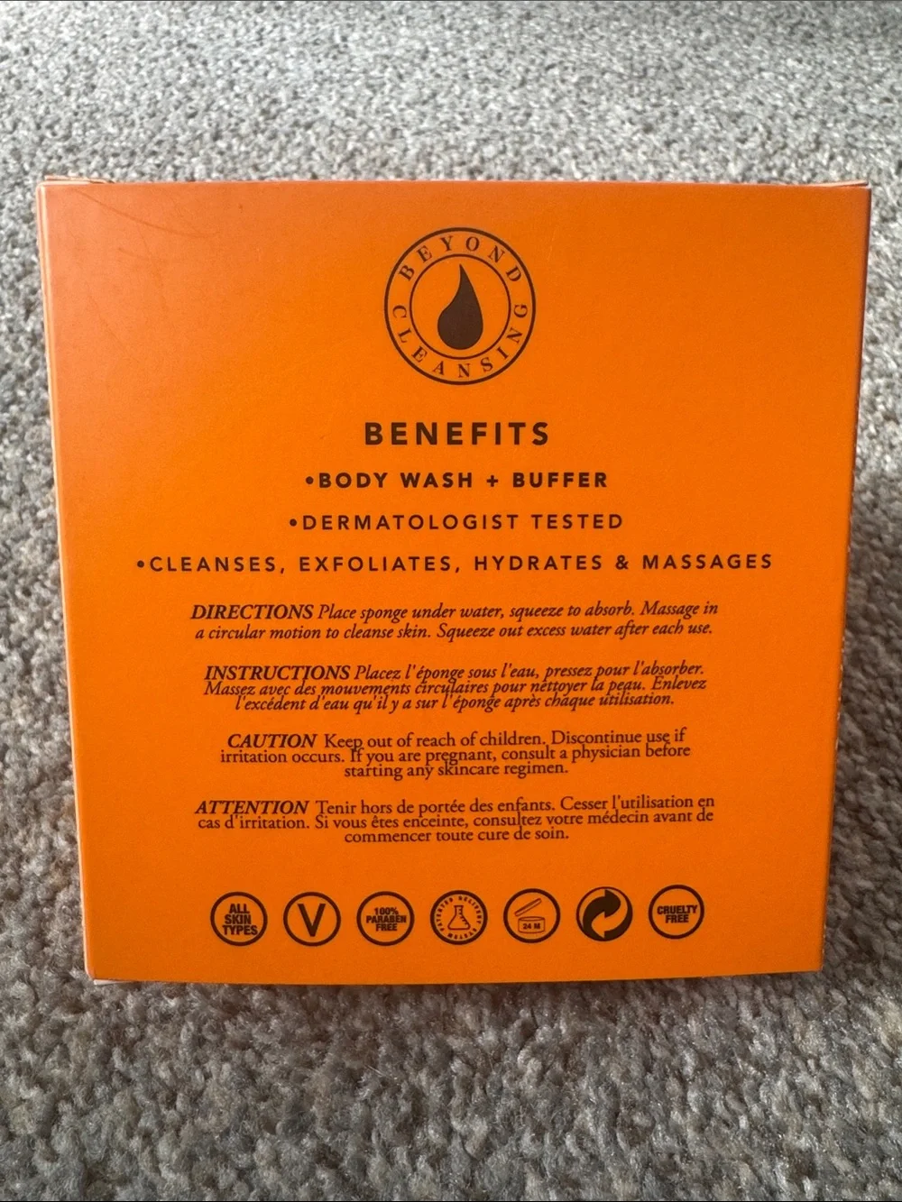 Spongelle Body wash infused buffer - Pumpkin Spice